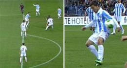 En el 0-1, fuera de juego de Alves y el 1-1 mano de Seba En el 0-1, fuera de juego de Alves y el 1-1 mano de Seba