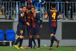 El Málaga obliga al Barça a sacar lo mejor de si mismo El Málaga obliga al Barça a sacar lo mejor de si mismo
