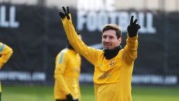 Messi vuelve a trabajar con el resto y podrá estar ante Osasuna Messi vuelve a trabajar con el resto y podrá estar ante Osasuna