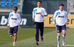 Última sesión del Madrid antes de recibir mañana al Getafe Última sesión del Madrid antes de recibir mañana al Getafe