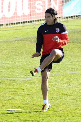 Falcao no se entrena con el grupo a dos días del partido Falcao no se entrena con el grupo a dos días del partido