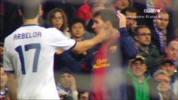 Messi tuvo un incidente con Arbeloa en el párking Messi tuvo un incidente con Arbeloa en el párking