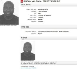 La Interpol busca a Rincón La Interpol busca a Rincón