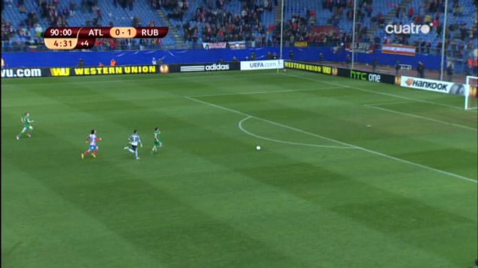 Asenjo subió al área en el 94' y el Atlético encajó el 0-2
