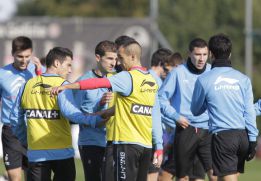 Herrera reúne a sus jugadores para analizar la crisis celeste Herrera reúne a sus jugadores para analizar la crisis celeste