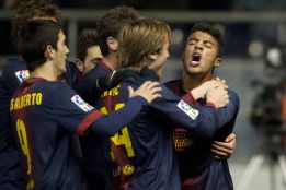 El arte de Rafinha reflota al filial azulgrana de la depresión El arte de Rafinha reflota al filial azulgrana de la depresión