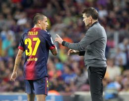 Tello: "La ausencia de Tito Vilanova se ha notado mucho" Tello: "La ausencia de Tito Vilanova se ha notado mucho"