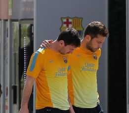 Messi siguió su recuperación y hoy le harán nuevas pruebas