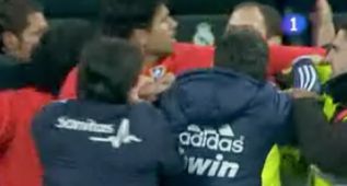 Puñetazo de Diego Costa a su paisano Pepe en plena bronca