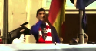 Courtois: "Salta, salta, salta, pequeño canguro, que a los madridistas les den por el..."