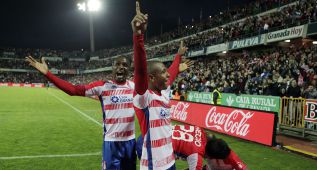 El Granada golea a Osasuna y acaricia la permanencia