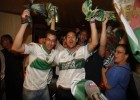 Miles de aficionados festejan en Elche el ascenso a Primera
