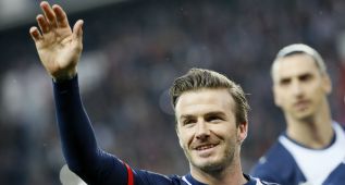 Emotivo adiós de Beckham
