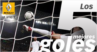 Los cinco mejores goles de la Jornada 36 de primera división