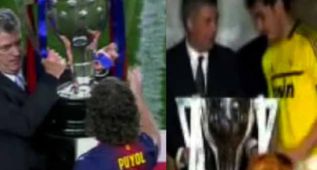 Villar entregó la Liga al Barça en el césped; al Madrid, siempre en el Palco