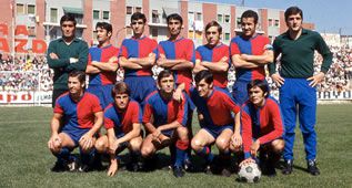 Póster de la Unión Popular de Langreo de la campaña 71-72