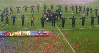La plantilla del Barça tendrá prima por hacer cien puntos