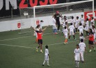 La alarma por peligro de rayos en Singapur retrasa al Atleti
