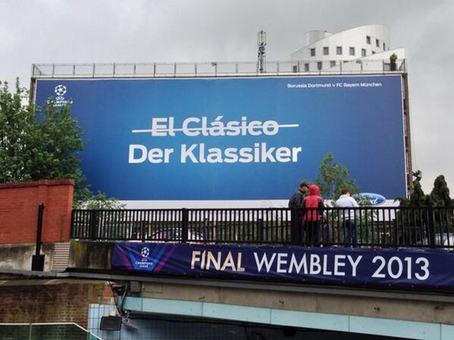 'Der Klassiker': la UEFA ironiza con el Clásico Barça-Madrid