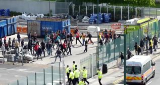 Disturbios previos a la final de Champions en Londres