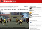 Un portero aficionado juega con una bala alojada en el cráneo