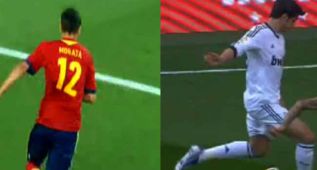 Morata regala a Thiago un gol como el que dio a Benzema