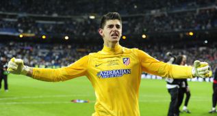 Courtois: "No me siento cedido, me siento del Atlético de Madrid"