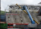 El arco de San Mames resiste mientras el nuevo campo vuela