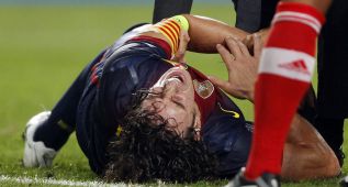 Puyol será intervenido de un quiste en su rodilla derecha