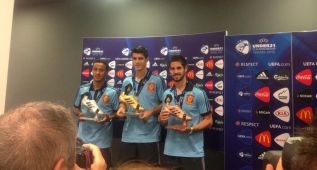 Morata fue Bota de Oro: "Estoy feliz, pero es un éxito del grupo"