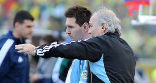 Sabella: "Con Messi hablo poco"