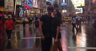 Cristiano e Irina posan en La Gran Manzana de Nueva York