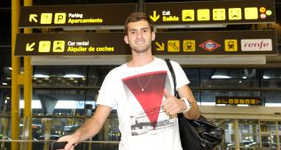 Leo Baptistao ya está en Madrid: "Estoy contento, es un sueño"