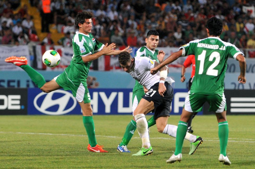 Un gol de Irak en el 93' priva a Inglaterra de los tres puntos Un gol de Irak en el 93' priva a Inglaterra de los tres puntos