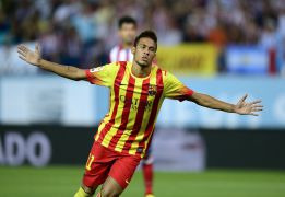 Neymar frustra el golazo de Villa Neymar frustra el golazo de Villa