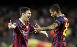 Messi es un tiro y Víctor, un muro Messi es un tiro y Víctor, un muro
