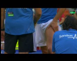 Gareth Bale se lesionó en el calentamiento y no jugó