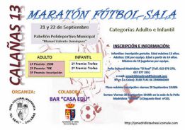 La Peña Madridistas El Real acoge el I Marathón de Fútbol Sala La Peña Madridistas El Real acoge el I Marathón de Fútbol Sala