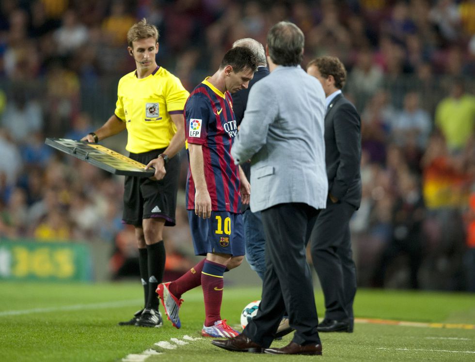Messi: "No hice ningún gesto cuando me cambió Martino"