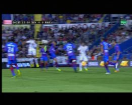 Penalti del Levante no pitado por mano de Héctor Rodas