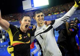 Courtois: "Me veo entre los cinco mejores porteros del mundo" Courtois: "Me veo entre los cinco mejores porteros del mundo"