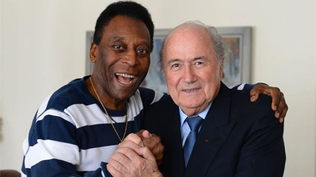 Blatter y el cumpleaños de Pelé Blatter y el cumpleaños de Pelé