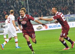 Un gol de Cerci, del Torino, frena el histórico récord del Roma Un gol de Cerci, del Torino, frena el histórico récord del Roma