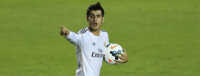 Morata y Jesé, ataque canterano del Real Madrid en Xàtiva Morata y Jesé, ataque canterano del Real Madrid en Xàtiva
