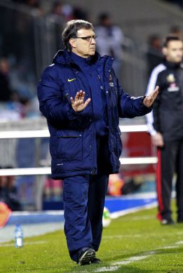 Martino: "Las imágenes que vi de Neymar nos dan tranquilidad" Martino: "Las imágenes que vi de Neymar nos dan tranquilidad"