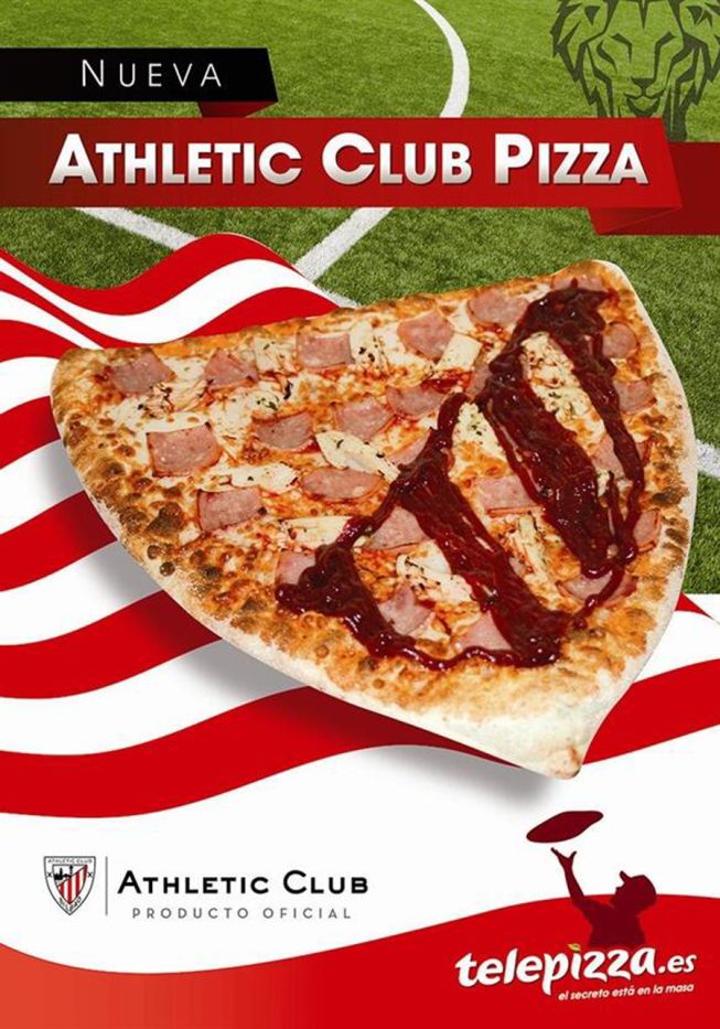 El Athletic tiene su propia pizza