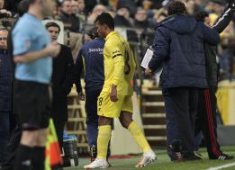 Uche es baja ante el Madrid por elongación en los isquiotibiales