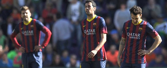 Desastre del Barça en Pucela Desastre del Barça en Pucela