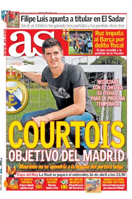Courtois le dijo a Gil Marín que se irá al Madrid, según El Larguero Courtois le dijo a Gil Marín que se irá al Madrid, según El Larguero