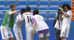 Clinic del Real Madrid con aficionados